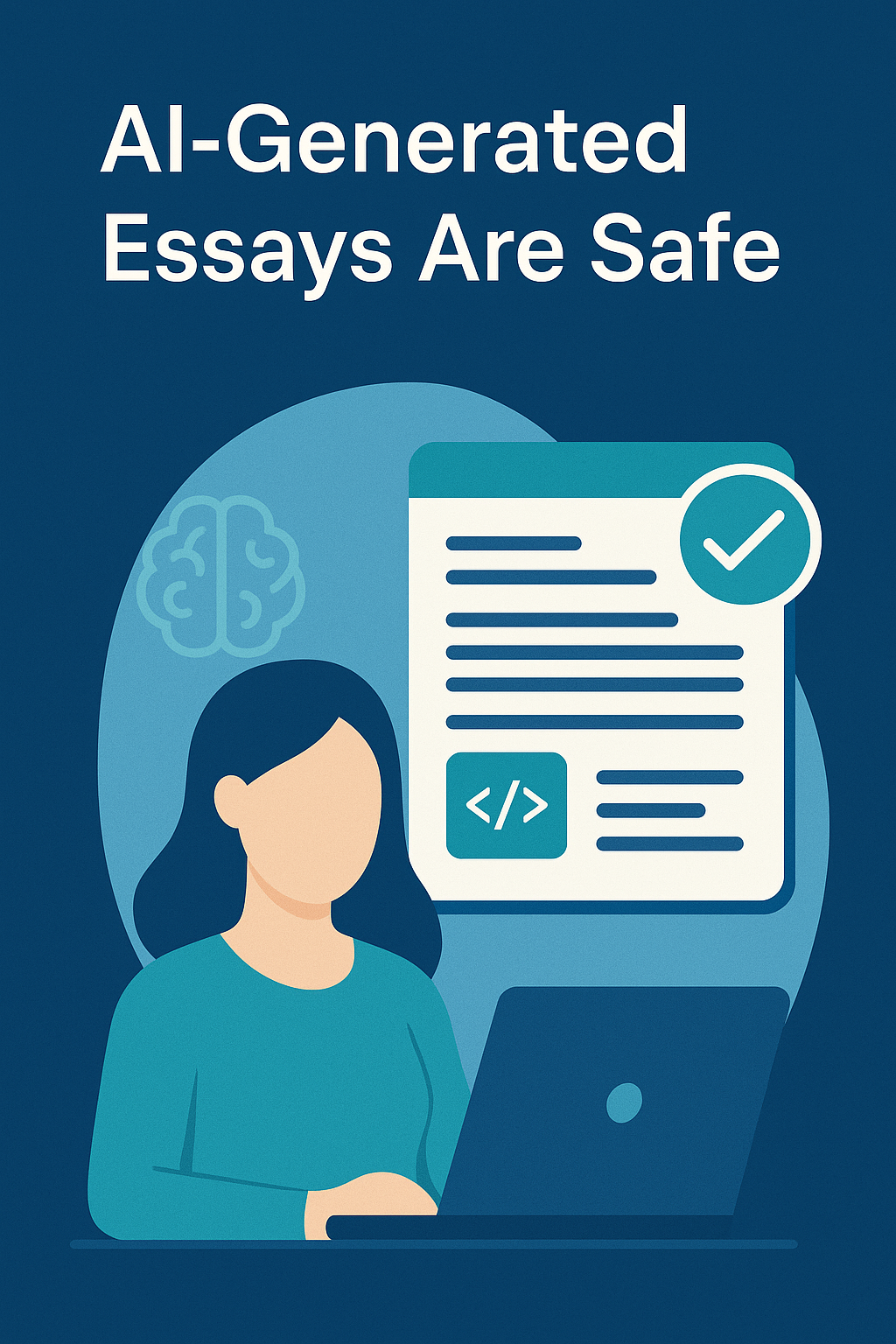 AI Essay Safety Illustration