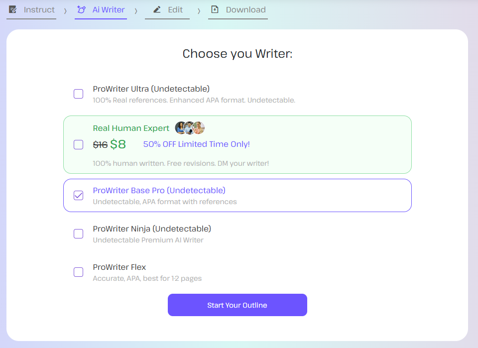 Choose AI Model