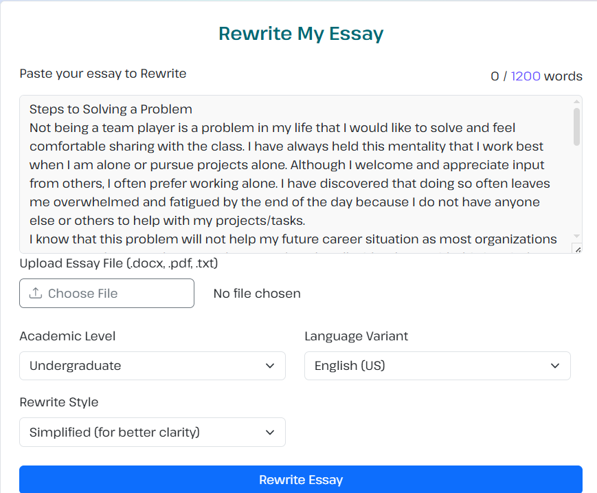 Submit Essay